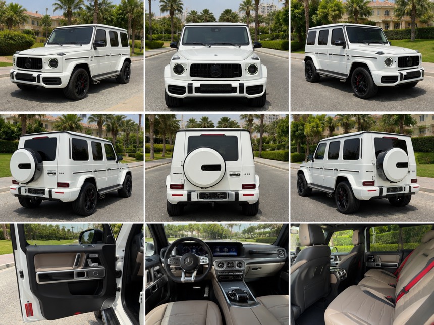 White Mercedes-AMG G 63 recently sold through Car Link consignment